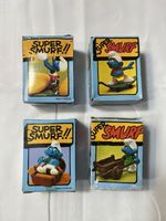 Vintage Super Smurf Box Complete Figures Lot Peyo Schleich 1983 Never Assembled