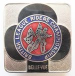 BELLE VUE ACES - Speedway Pin Badge 1978 BRITISH LEAGUE RIDERS CHAMPIONSHIP