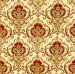 Dolls House Wallpaper 1/12th 1/24th scale Red Quality Paper #119