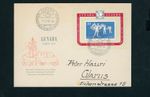 Switzerland Block Number 14 on Special Document Lunaba 1951