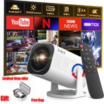 XGODY 4K Android Projector Smart WiFi Mini Bluetooth Office Home Theater HDMI
