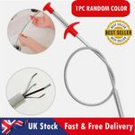 PICK UP CLAW FLEXIBLE TOOL 24" SPRING BENDY THIN LONG REACH HAND LIFTING GRABBER