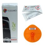 Bosch Tassimo Coffer Maker 4 x Descaler Descaling Tablets & T-Disc Cleaning Kit