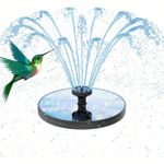 Upgraded Solar Powered Floating Water Fountain For Garden Outdoor Decoration,
