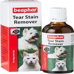 Beaphar Tear Stain Remover For Dogs Cats 50ml Feline Canine Eyes Dog Cat Face