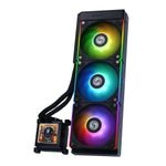 Lian Li HydroShift LCD 360R All-in-One ARGB CPU Liquid Cooler Black Radiator