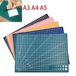 A3 A4 A5 PVC Cutting Mat Workbench Crafting Grid Lines Pad DIY Engraving Board