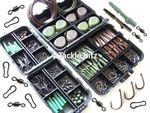 Carp Fishing Terminal End Tackle box set Weights safety clips For Hair Chod Rigs