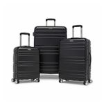 Samsonite Parallax 3-Piece Hardside Luggage Set TSA Spinner Suitcase Black