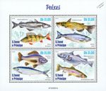 FISH Fishes Marine Life MNH 4v-Stamp Sheet #61 (2020 Sao Tome)
