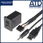 USB AUX Switch For Vauxhall Corsa D E VXR Antara Mokka X Port Retain Factory Fit