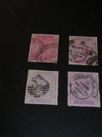 GB Victoria 2/6d and 5s stamps