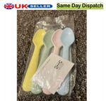 IKEA KALAS Kids Cutlery Plastic Spoons Strong SEALED UNOPENED 4pcs High Quality