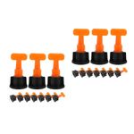100Sets Durable Reusable Plastic Tiles Leveling Tool for Home Wall Installation