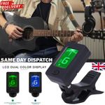 Digital Chromatic LCD Clip-On Tuner For Guitar Ukulele Violin Bass Instruments