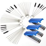 Carburetor Cleaning Kit Carb Dirt Jet Cleaner Tools 20 Needle 13 Wires Brush