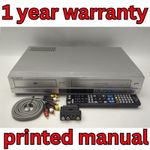 Samsung DVD-V6700S DVD Combo Player & 6 Head VHS VCR Recorder Silver Working