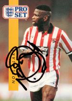 Noel Blake Signed Pro Set Collector Card Stoke City 90/91 Original Autograph COA