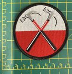 Pink Floyd The Wall Hammers Logo Woven Sew Or Iron Patch Officially Licensed