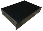 2U Rack Mount Chassis Case 19 Inch x 300mm  Vented Enclosure Black