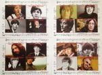 The Beatles Hey Jude Lyrics set of 4 MNH stamp sheets from 2013