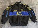 Adult F1 Racing Jacket Vintage ,Subaru Jacket Black ,Ebroidered Cotton Padded