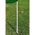 20 X 3FT WHITE ELECTRIC FENCE POSTS Fencing Poly Plastic Stakes Poles 90cm 0.9m