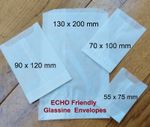 ECO FRIENDLY Glassine Bags: 4 sizes: seeds, stamps, confetti, melts & weddings.