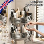 Wall Mounted Corner Storage Shelf Suction Cup Wall Shower Shampoo Rack for Home