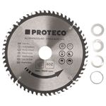 PROTECO Circular Saw Blade 200mm x 30mm 60 Teeth Wood Saw Cutting Blade Disc