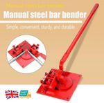 Heavy-duty Manual Rebar Bender 1-20mm Bending Tool Portable Steel Bar Bender UK