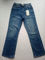 Fat Face High Waist Straight Jeans - (Blue Denim - 873)