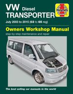Volkswagen T5 Transporter (July 2003-2015) Haynes Repair Manual