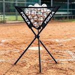 FORZA Portable Pop-Up Ball Caddy, Foldable Ball Hopper for Balls