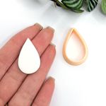 Teardrop Clay Cutter  • Jewellery & Earring Makers • Raindrop, Leaf, Petal, Drop