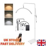 Half-moon Shaped Floor Fill Light LED Video Light Adjustable Brightness 36W UK