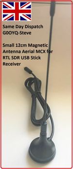 Small 12cm Magnetic Antenna Aerial MCX for RTL SDR USB Stick Receiver 