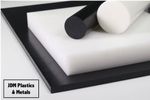 BLACK WHITE ACETAL C POM DELRIN PLASTIC ROUND BAR 6MM - 100MM / LENGTHS 