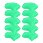 Reusable Cat Claw Caps 20Pcs Green Nail Covers for Kitten Protection