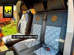 CUSTOM FIT VAN SEAT COVERS COMPATIBLE WITH VW TRANSPORTER T5/T6 2OG