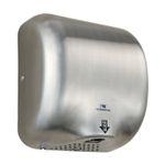 PROWASHROOM Automatic Hand Dryer Silver Commercial Fast Dry Time 1.3KW