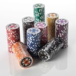 Poker Chips - 15G Heavy Poker Chips in 25pcs per Roll Value - Many Values