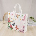 Shopping Bags Grocery Reusable Tote Bag Handle Waterproof Foldable