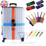 Van Der Linn Luggage Strap Strong Extra Safety Adjustable baggage Travel Belt