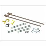Faithfull 2m External Wall Corner Building/Builders Profiles PAIR + Fitting Kit
