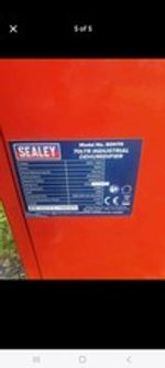 Sealey SDH70 1360W 70L Industrial Dehumidifier - Red