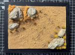 Desert Arid Track Diorama Vinaigrette 1/35  Scale - Hand Finished / Weathered
