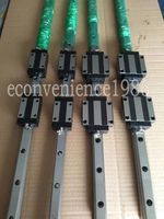 2 pc HSR25--1800mm Linear Rail &4 pcs HSR25 Linear Rail Carriage HSR25CR/HSR25CA