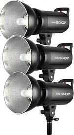 Godox 3 Pack SK400II Studio Lights with Godox X2T-O TTL Wireless Flash Trigger