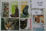 Cats IV 50 Stamps (954)